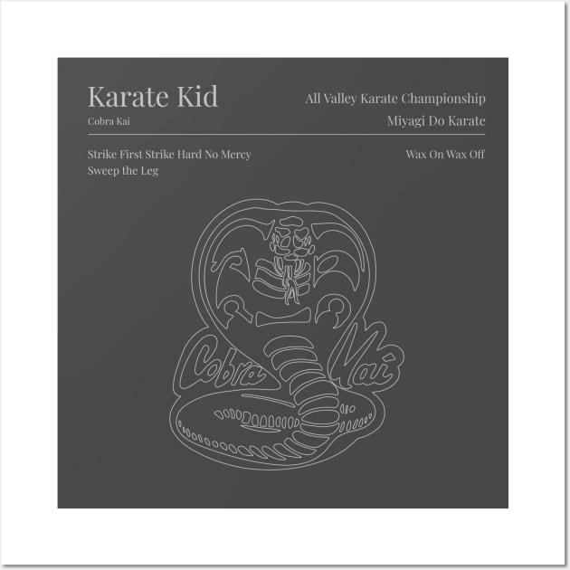 Karate Kid Patent Style Wall Art by Dotty42